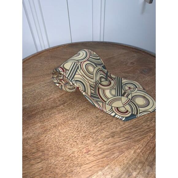 Vintage Swing Men's Silk Tie Multicolor Geometric‎ Abstract Design - Picture 1 of 5